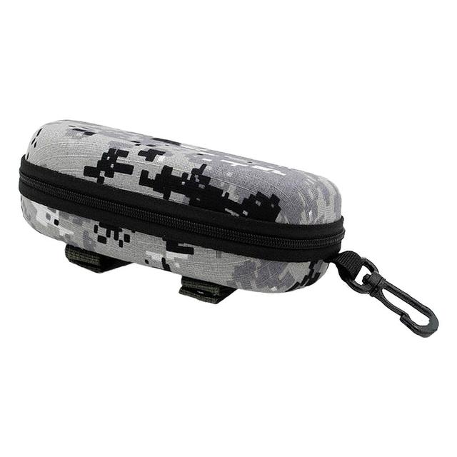 1PC Fashion Camouflage Sunglasses Case Military Glasses Box EVA Eyeglasses Cases Mens Eyewear With Belt Clip Lens Container