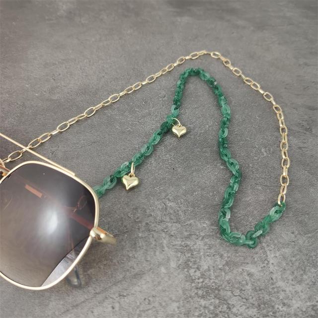 Boho Wood Beads Eyeglass Chains with Silver Ball Metal Sunglasses Reading Glasses Chain Eyewears Cord Holder Neck Strap Rope