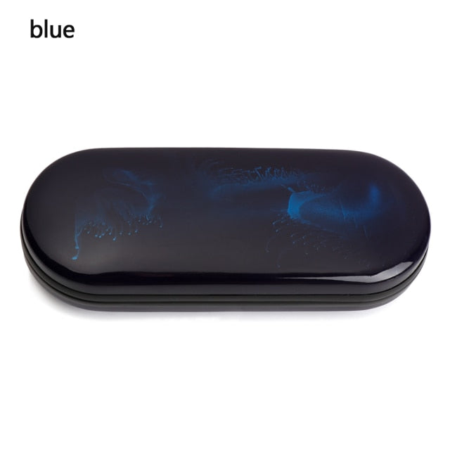 Hard Protective Shell Eyeglasses Box Women Men Dazzling Colors Glasses Case Fashion Bright Portable Case Eyeglasses Accessories