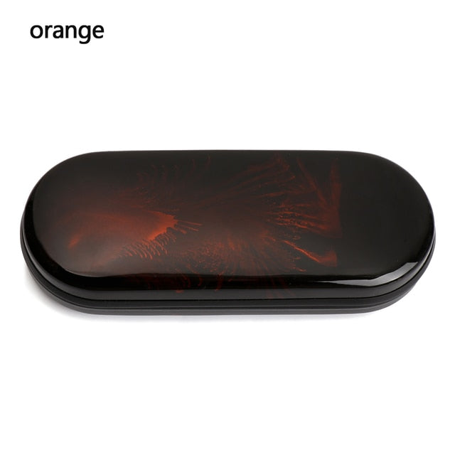 Hard Protective Shell Eyeglasses Box Women Men Dazzling Colors Glasses Case Fashion Bright Portable Case Eyeglasses Accessories