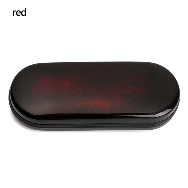 Hard Protective Shell Eyeglasses Box Women Men Dazzling Colors Glasses Case Fashion Bright Portable Case Eyeglasses Accessories