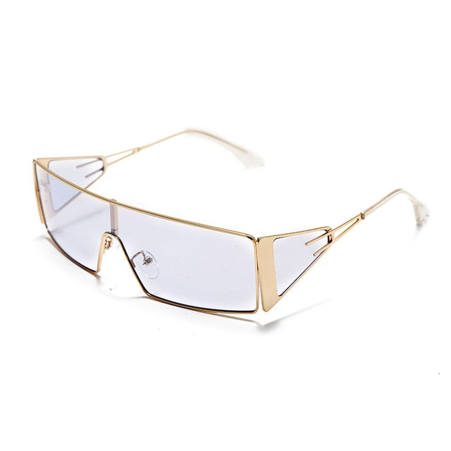 One Piece Rectangle Sunglasses Women Sexy/ Fashionable  Retro SunGlasses Brand Designer Vintage Eyeglasses Eyewear Female Oculos