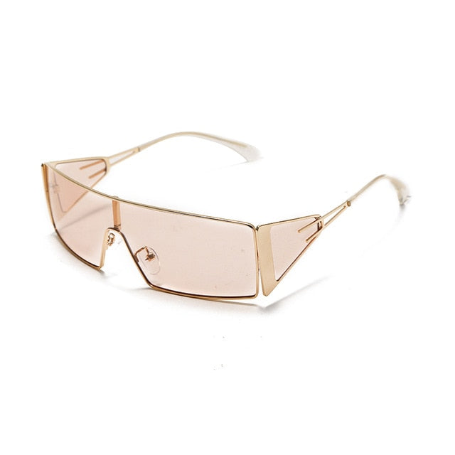 One Piece Rectangle Sunglasses Women Sexy/ Fashionable  Retro SunGlasses Brand Designer Vintage Eyeglasses Eyewear Female Oculos