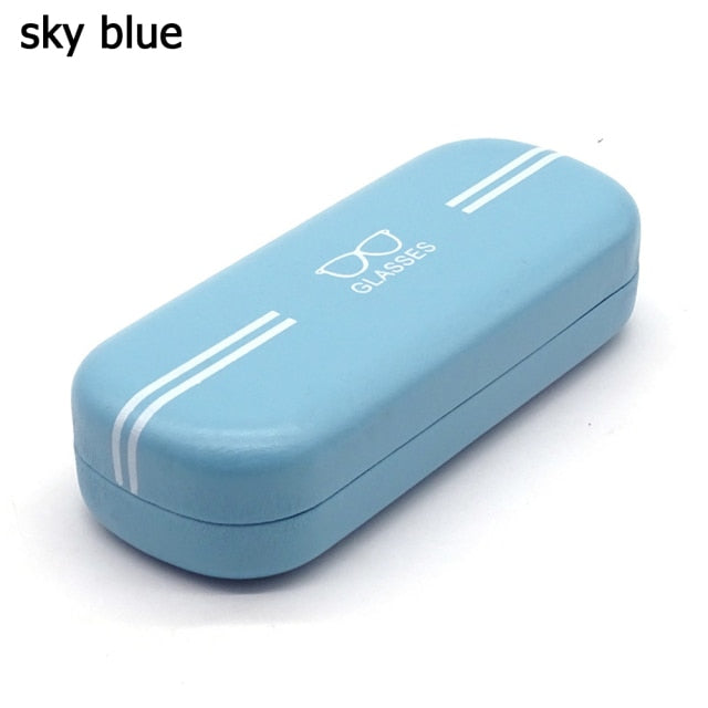 Hard Protective Shell Eyeglasses Box Women Men Dazzling Colors Glasses Case Fashion Bright Portable Case Eyeglasses Accessories