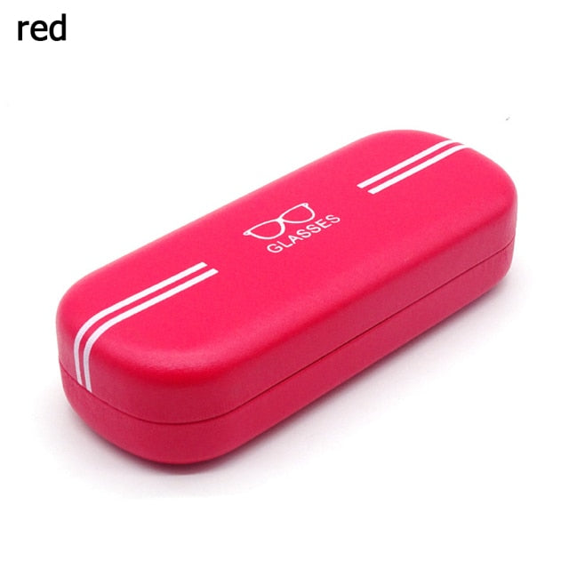 Hard Protective Shell Eyeglasses Box Women Men Dazzling Colors Glasses Case Fashion Bright Portable Case Eyeglasses Accessories