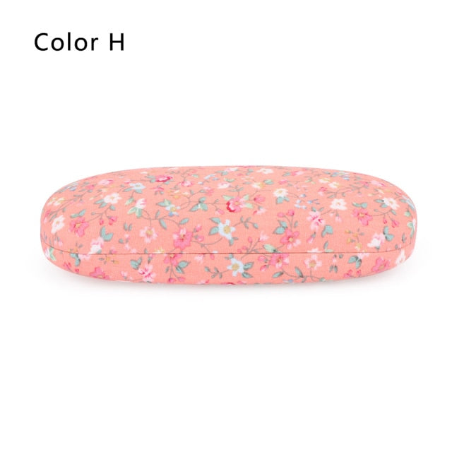 Hard Protective Shell Eyeglasses Box Women Men Dazzling Colors Glasses Case Fashion Bright Portable Case Eyeglasses Accessories