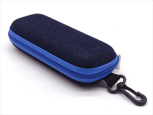 1PC Unisex Zipper Irregular Pattern Sunglasses Eye Glasses Case Eyeglass Box Eyewear Protection Containers Accessories for Women