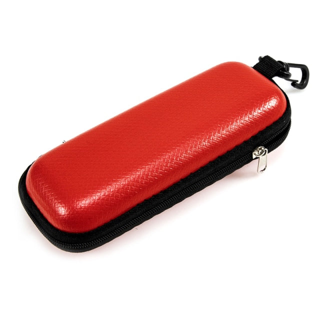 1PC Unisex Zipper Irregular Pattern Sunglasses Eye Glasses Case Eyeglass Box Eyewear Protection Containers Accessories for Women