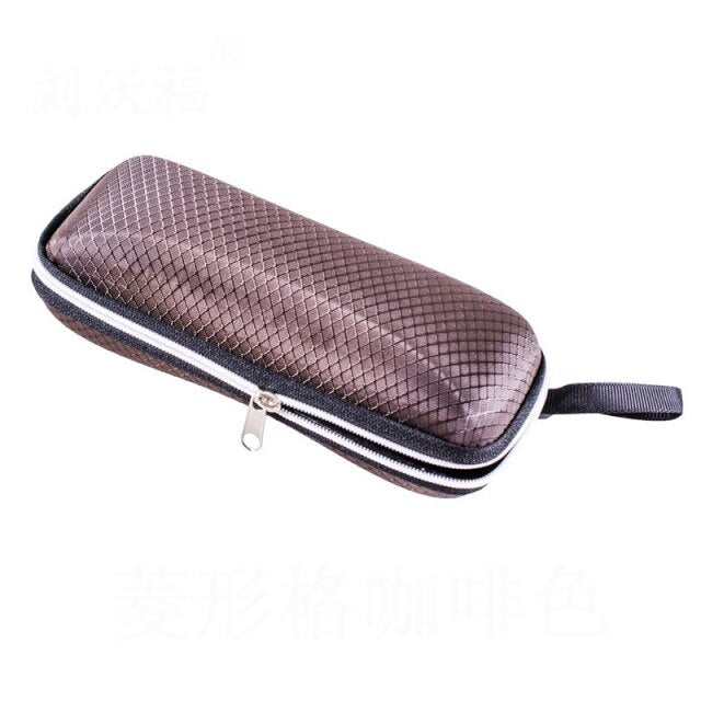 1PC Unisex Zipper Irregular Pattern Sunglasses Eye Glasses Case Eyeglass Box Eyewear Protection Containers Accessories for Women